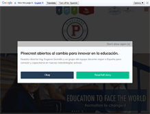Tablet Screenshot of pinecrestmexico.com